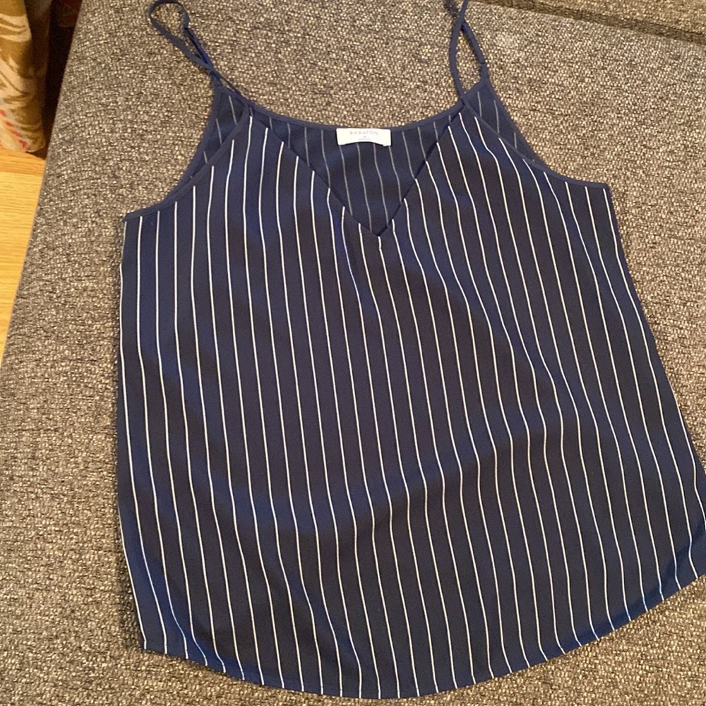 Aritzia Babaton Everly Camisole. Striped. Size M